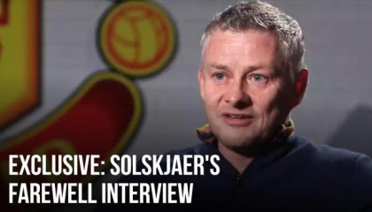 世界杯八强赛程-索尔斯克亚告别访谈谈笑风生+动情哽咽：我自豪